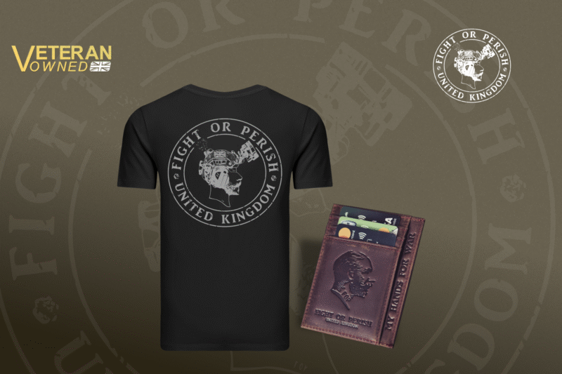 Fight or Perish Tee & Card Holder